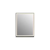 CollageE 24'' x 32'' lighted framed medicine cabinet, left-hinged