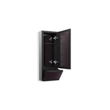 CollageE 12'' x 32'' framed medicine cabinet, right-hinged