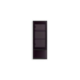 CollageE 12'' x 32'' framed medicine cabinet, left-hinged