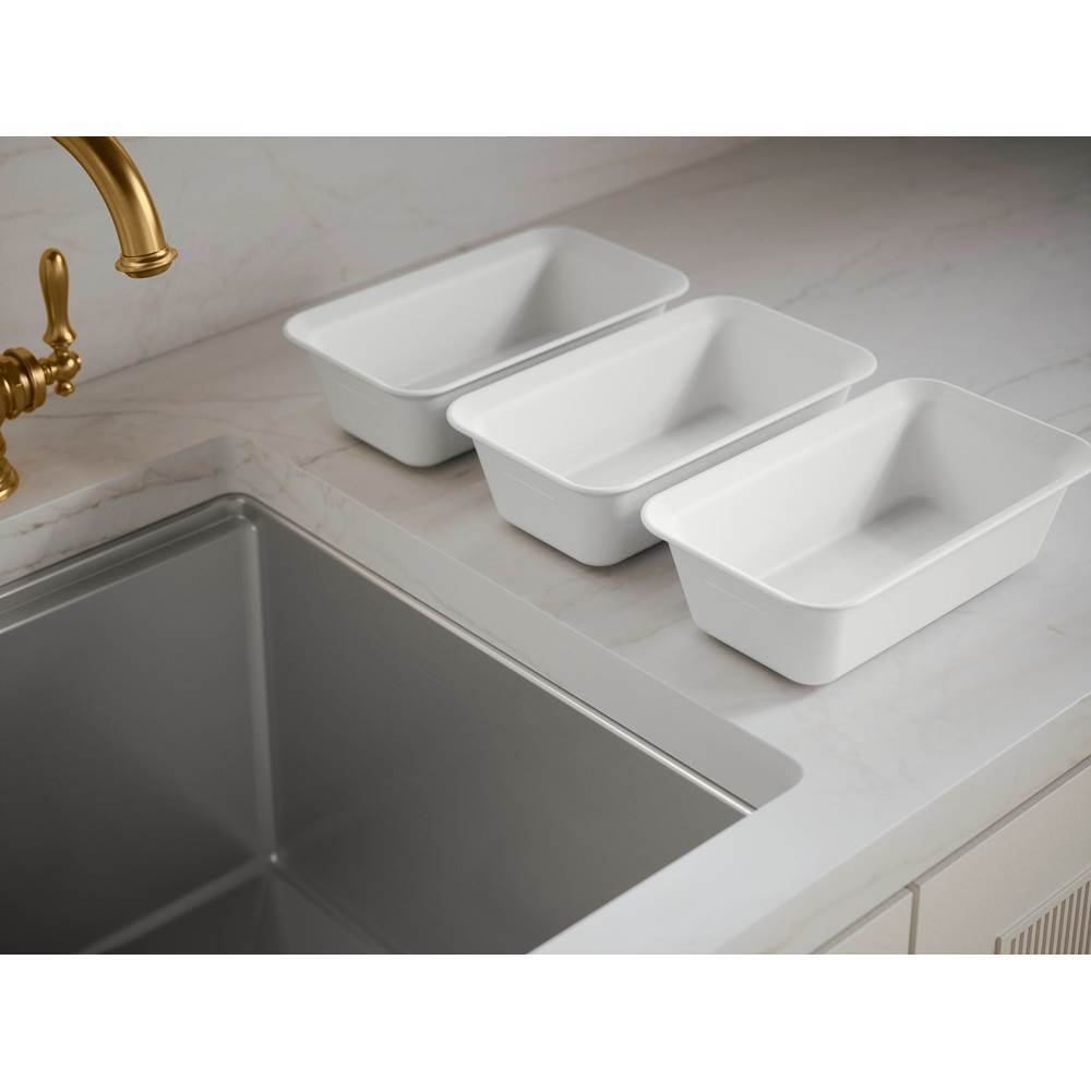 Strive 44'' undermount single-bowl workstation kitchen sink