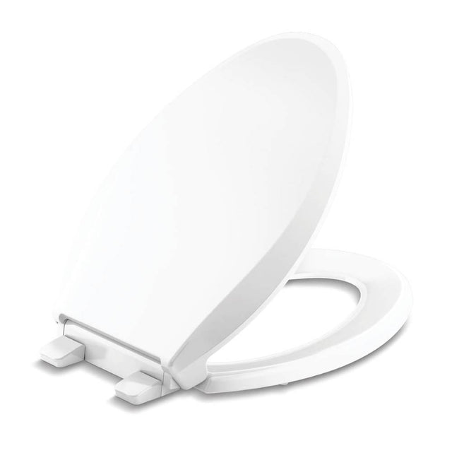 Kohler - Cachet Recycled ReadyLatch Quiet-CloseE elongated toilet seat - White