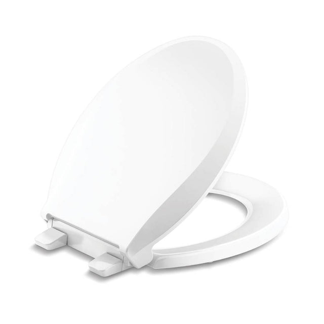Kohler - Cachet Recycled ReadyLatch Quiet-CloseE round-front toilet seat - White
