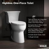 Highline One-piece elongated toilet, 1.28 gpf