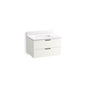 Kohler - MaxstowE 30'' wall-hung bathroom vanity cabinet with sink and quartz top - White