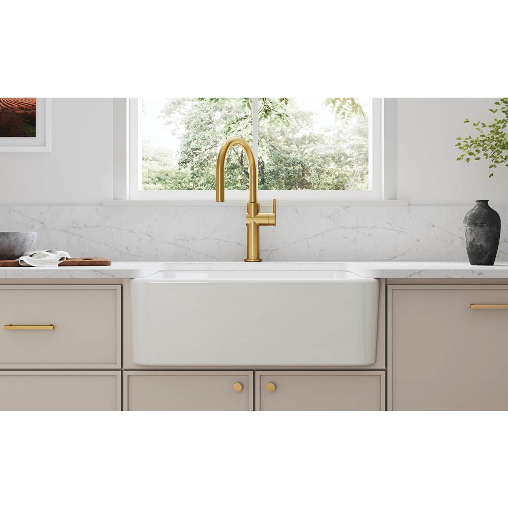 Ironridge 28 in. Undermount Single-Bowl Farmhouse Kitchen Sink