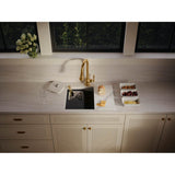 Strive 23'' undermount single-bowl workstation kitchen sink