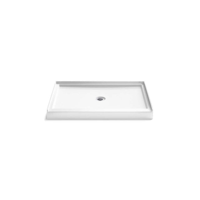 Kohler - Stoneridge 48'' X 34'' Alcove Shower Base Center Drain - Honed White