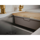 Strive 32'' undermount double-bowl workstation kitchen sink