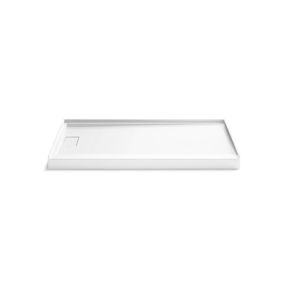 Kohler - Stoneridge 66'' X 34'' Alcove Shower Base Left Drain - Honed White