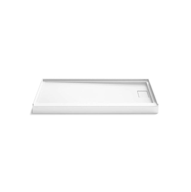 Kohler - Stoneridge 60'' X 32'' Alcove Shower Base Right Drain - Honed White