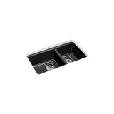 Riverby 33'' undermount double-bowl kitchen sink