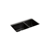 Riverby 33'' undermount double-bowl workstation kitchen sink