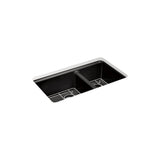 Riverby 33'' undermount double-bowl kitchen sink