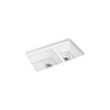 Riverby 33'' undermount double-bowl kitchen sink