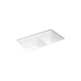 Riverby 33'' undermount double-bowl kitchen sink