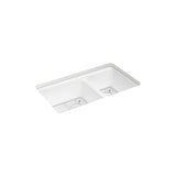 Riverby 33'' undermount double-bowl kitchen sink