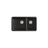 Riverby 33'' undermount double-bowl kitchen sink