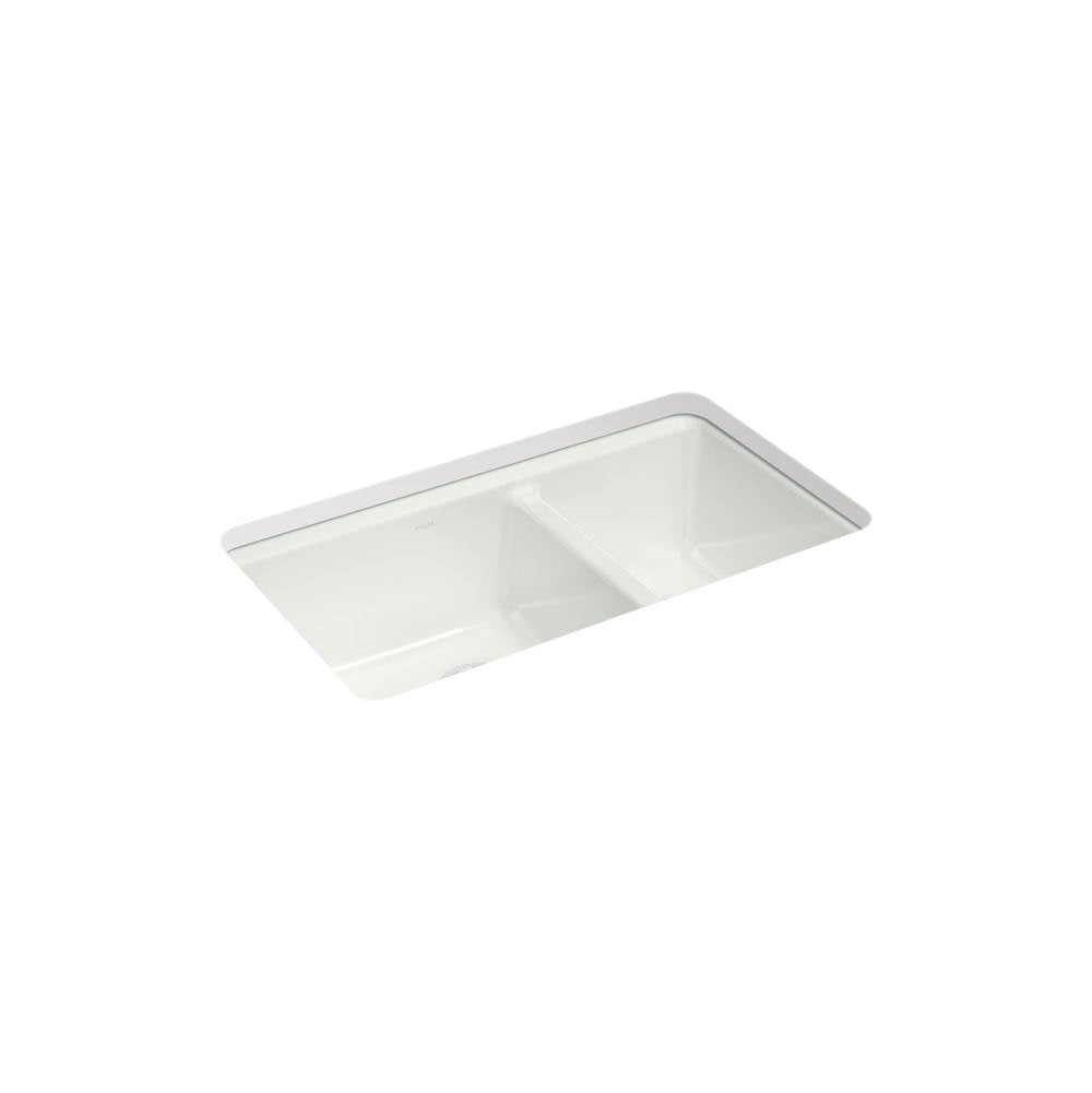Riverby 33'' undermount double-bowl kitchen sink