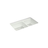 Riverby 33'' undermount double-bowl kitchen sink
