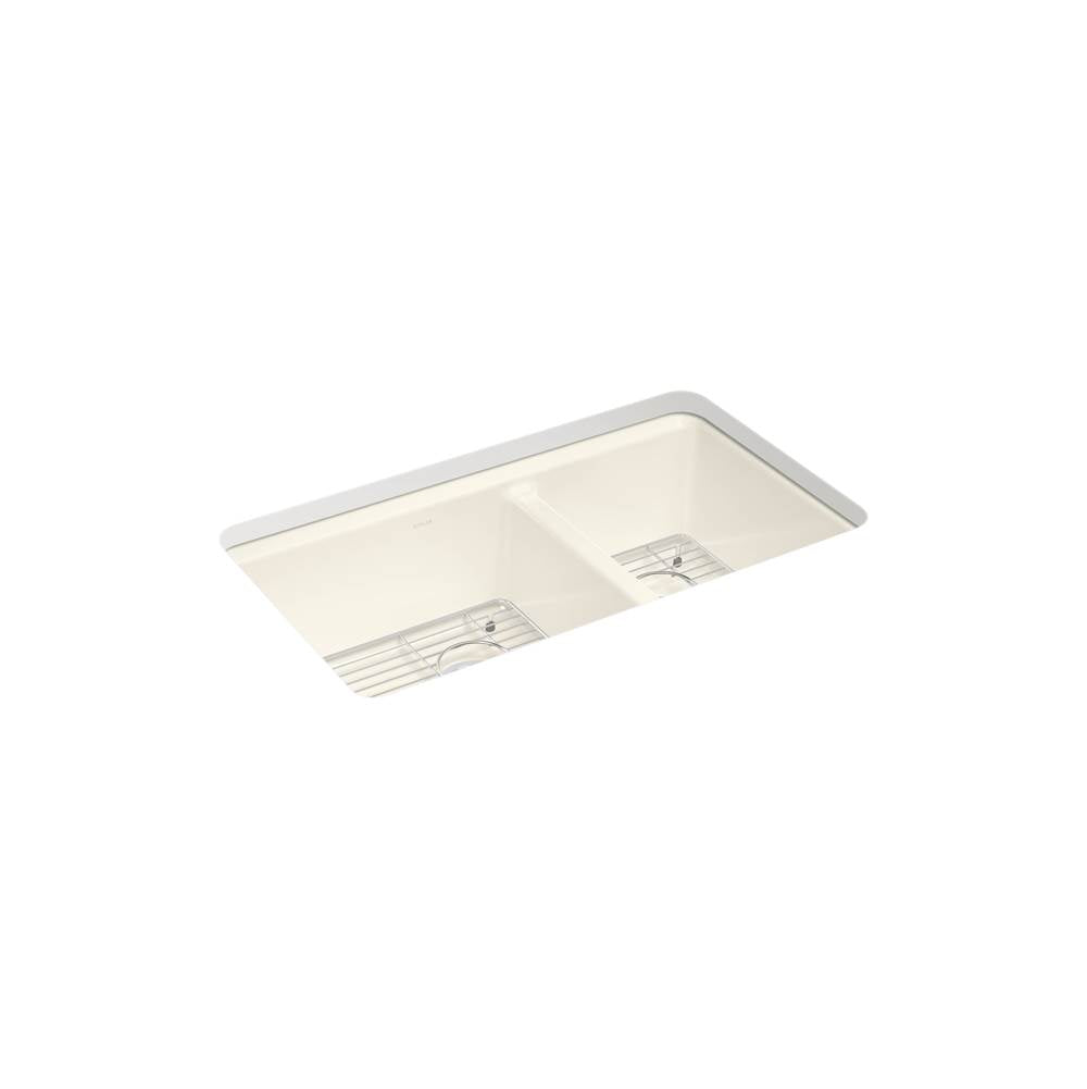 Riverby 33'' undermount double-bowl kitchen sink