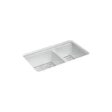 Riverby 33'' undermount double-bowl kitchen sink
