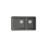 Riverby 33'' undermount double-bowl kitchen sink