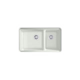 Riverby 33'' undermount double-bowl kitchen sink