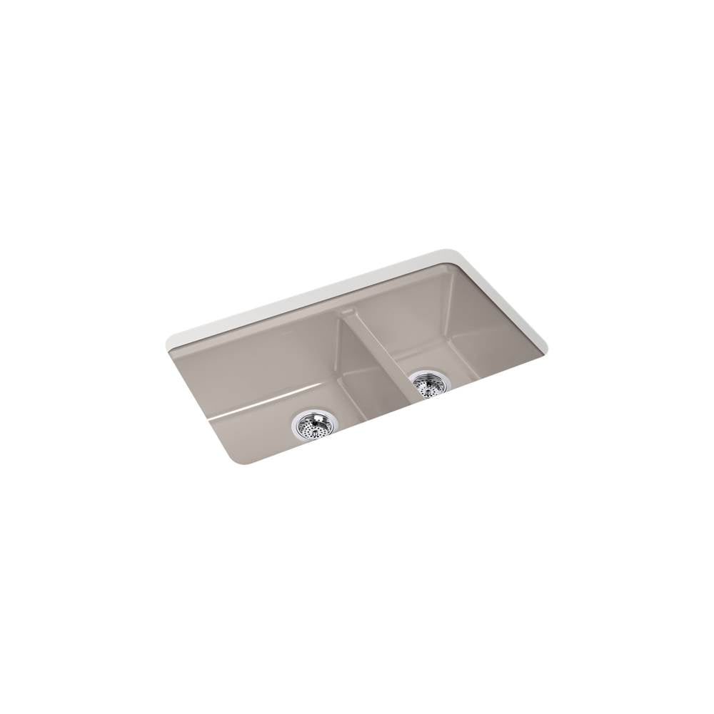 Riverby 33'' undermount double-bowl workstation kitchen sink