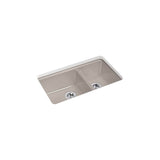 Riverby 33'' undermount double-bowl workstation kitchen sink