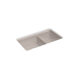 Riverby 33'' undermount double-bowl workstation kitchen sink