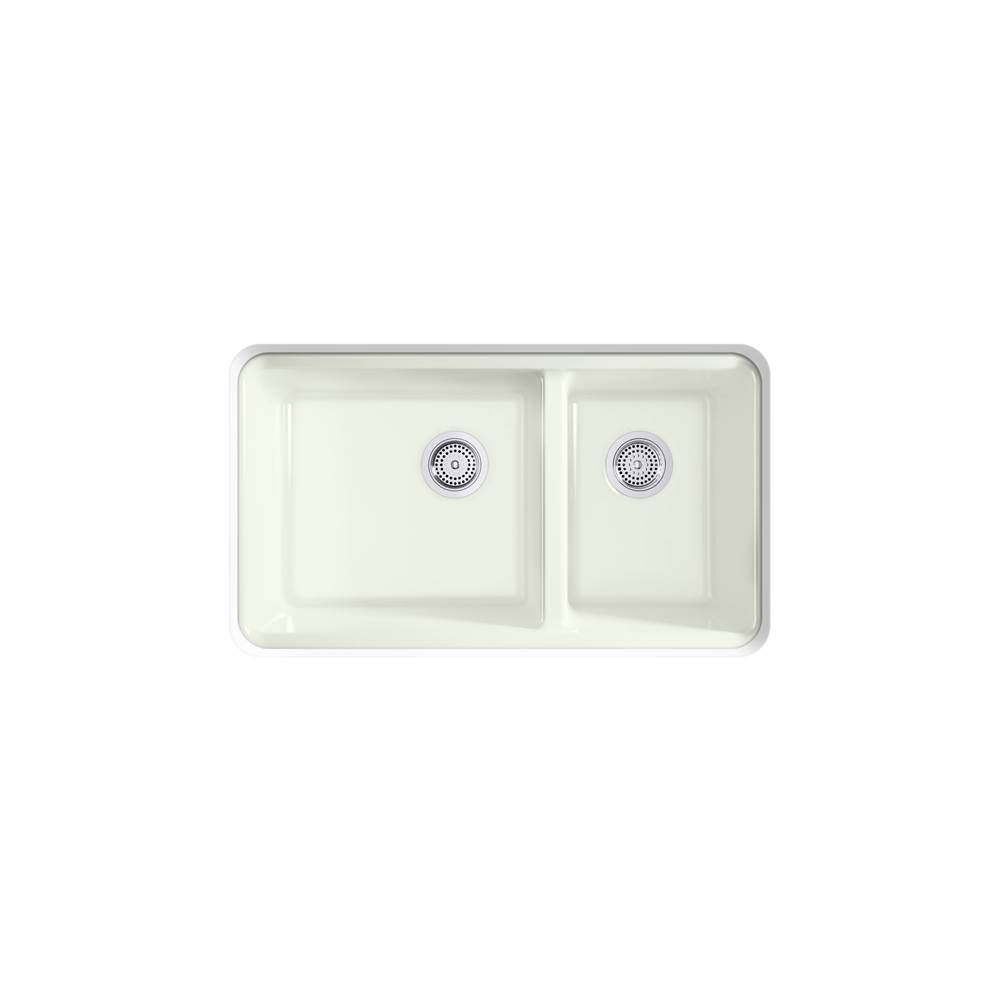 Riverby 33'' undermount double-bowl kitchen sink