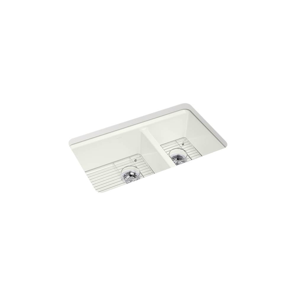 Riverby 33'' undermount double-bowl kitchen sink