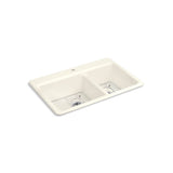 Riverby 33'' top-mount double-bowl kitchen sink