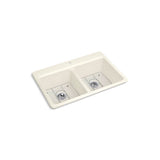 Riverby 33'' top-mount double-bowl kitchen sink