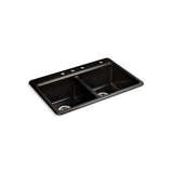 Riverby 33'' top-mount double-bowl kitchen sink