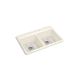 Riverby 33'' top-mount double-bowl kitchen sink