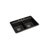 Riverby 33'' top-mount double-bowl kitchen sink