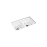 Riverby 33'' undermount double-bowl kitchen sink