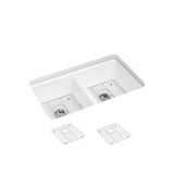 Riverby 33'' undermount double-bowl kitchen sink
