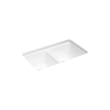 Riverby 33'' undermount double-bowl kitchen sink
