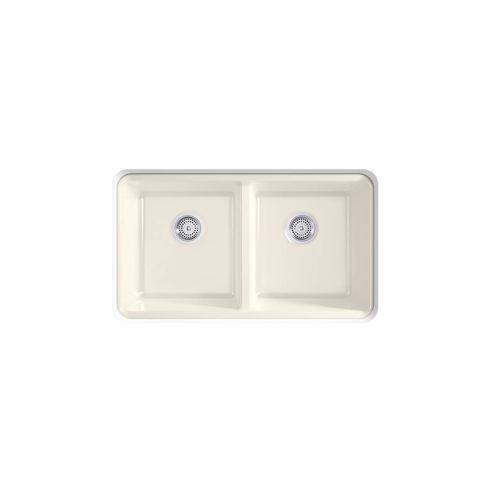 Riverby 33'' undermount double-bowl kitchen sink