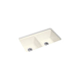 Riverby 33'' undermount double-bowl workstation kitchen sink