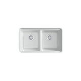 Riverby 33'' undermount double-bowl kitchen sink