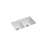 Riverby 33'' undermount double-bowl workstation kitchen sink