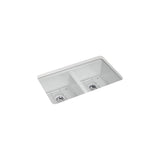Riverby 33'' undermount double-bowl kitchen sink