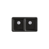 Riverby 33'' undermount double-bowl kitchen sink