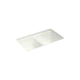Riverby 33'' undermount double-bowl kitchen sink