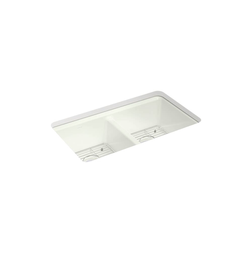 Riverby 33'' undermount double-bowl kitchen sink