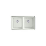 Riverby 33'' undermount double-bowl kitchen sink