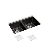 Riverby 33'' undermount double-bowl kitchen sink